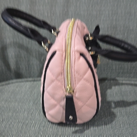 Betsey Johnson Pink Quilted Handbag - Picture 5 of 9